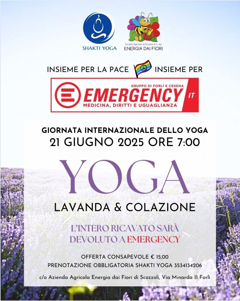 Yoga per la pace con Emergency